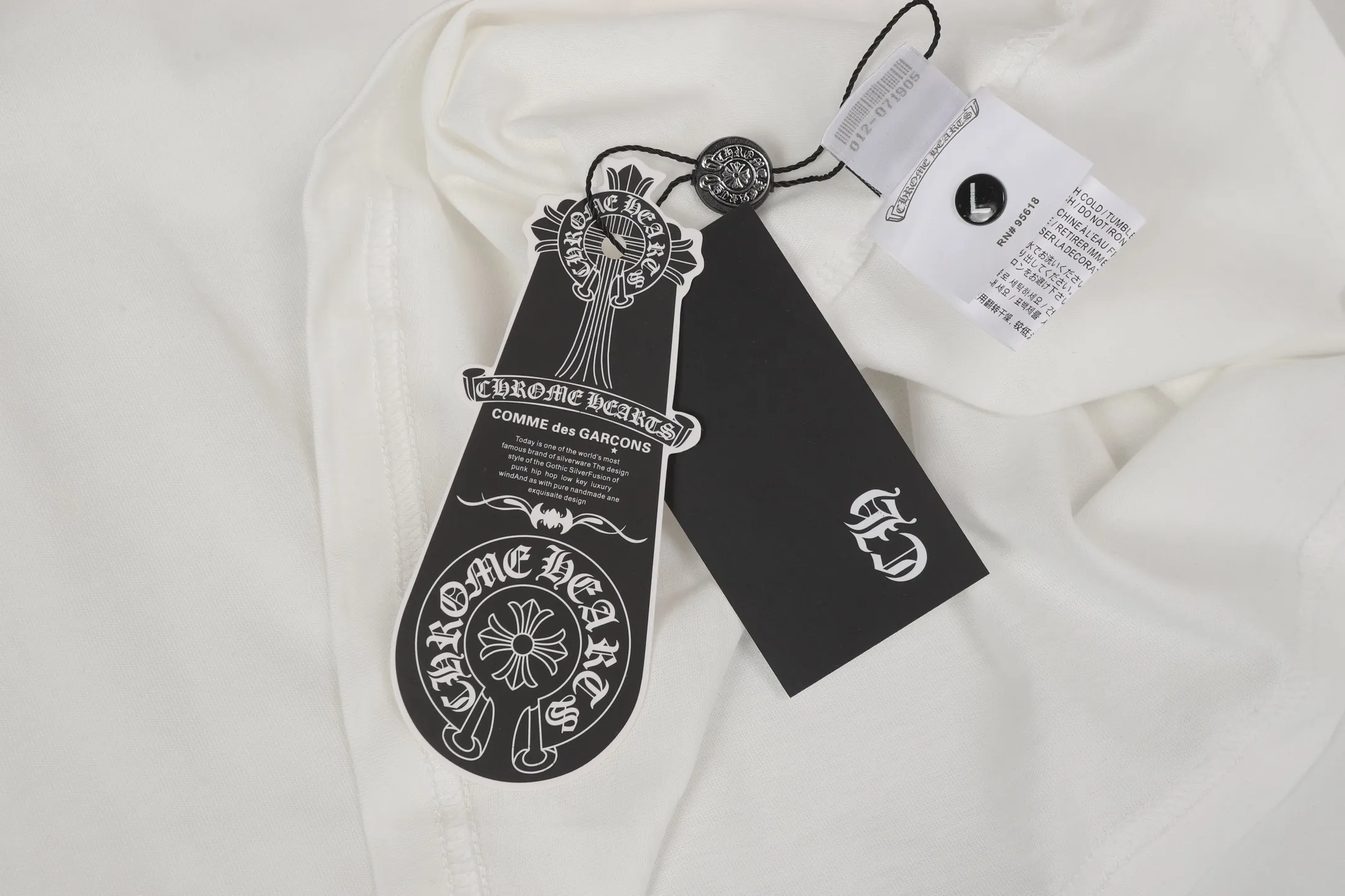 P150 -Chrome Hearts/Chrome Hearts 23ss scroll simple Sanskrit letters popular long-sleeved T-shirt -High weight, high density and high quality. The wool is soft, delicate and skin-friendly. It feels soft and silky. It has excellent warmth and skin-friendly properties.